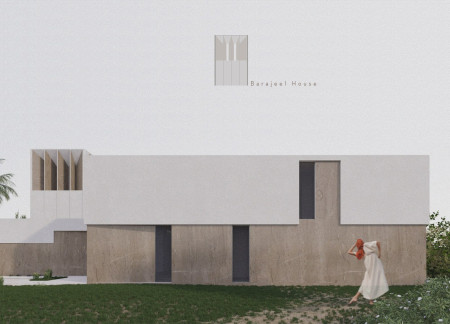 Wind Towers and Natural Stone Merge in a Sustainable Dwelling Designed for Desert Climates