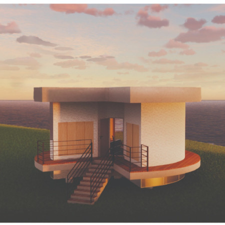 Charred Wood Facades and 3d-Printed Components in a Coastal Living Space