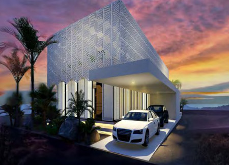 Dynamic Parametric Facade with Movable Walls Constructed from Lightweight Structural Panels