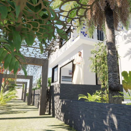 Recycled Plastic Shade Structures and Energy-Efficient Design in a Sustainable Residential Framework