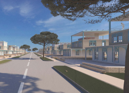 Charred Wooden Shingles and Cross-Laminated Timber Panels in Modern Family Housing