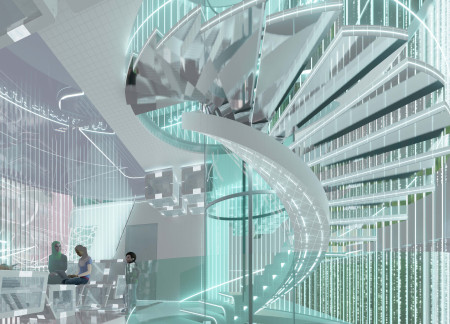 Charred Wooden Shingles and Transparent Walls in Sustainable Urban Living