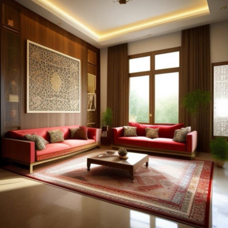 Bipv-Integrated Villa Featuring Windcatchers and Traditional Mashrabiya Elements