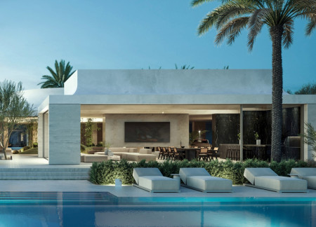 Charred Wooden Shingles and Natural Stone Features in Sustainable Residential Design