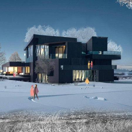 Timber Serenity with Geothermal Integration and Sustainable Materials in a Wellness Retreat