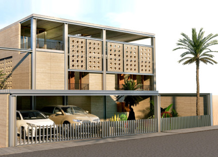 Subterranean Airflow in Sustainable Residential Design Using Precast Concrete and Green Walls