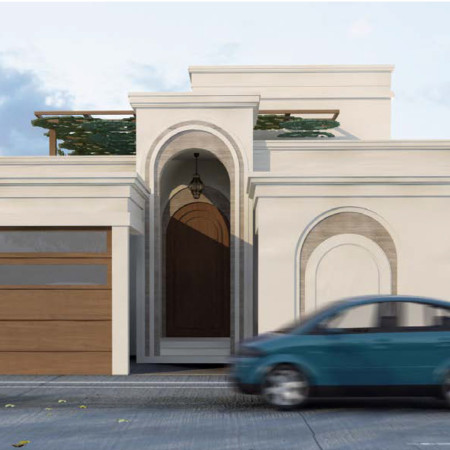 Openable Roofing and Natural Stone Facade in Sustainable Family Residence