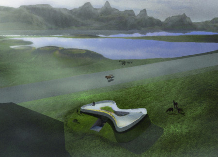 Rooftop Spa and Volcanic Stone Integration in a Biophilic Sanctuary