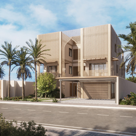 Charred Wooden Shingles and Cross-Laminated Timber Form Sustainable Family Living Space