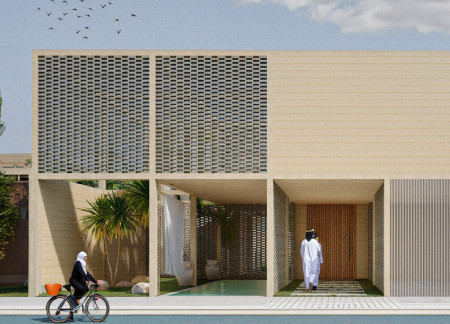 Natural Adobe and Sustainable Shading Systems Enhancing Urban Living