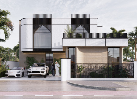 Revitalizing Airflow with Traditional Mashrabiya and Sustainable Adobe in Luxurious Residential Design