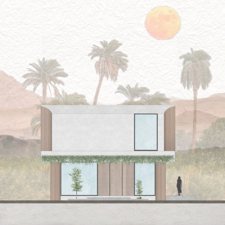 Thermal Mass and Native Flora Enhance a Sustainable Residential Oasis in the Desert