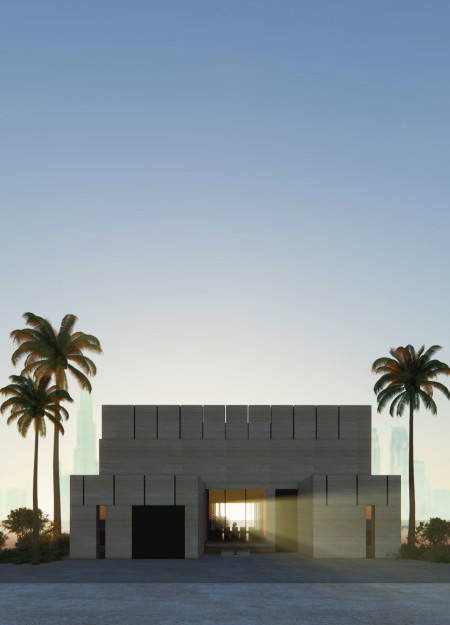 Rammed Earth Construction with Integrated Courtyard Spaces Supporting Multi-Generational Living