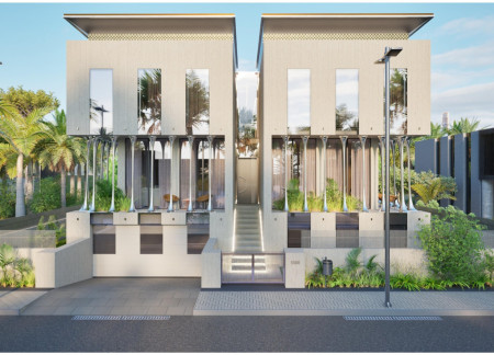 Charred Wooden Shingles and Large Glass Panels Defining Sustainable Family Living