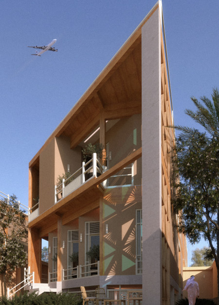 Cross-Laminated Timber Structure with Sustainable Shading Systems for Climate Adaptation