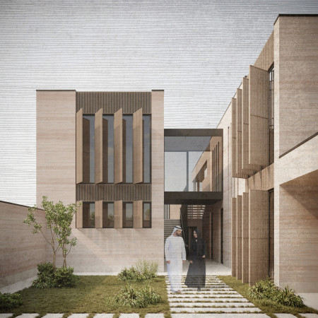 Rammed Earth Construction Featuring Natural Textures for Climate Adaptation in Residential Design