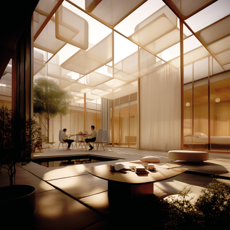 Natural Breezes and Earth Insulation in a Subterranean Residential Retreat