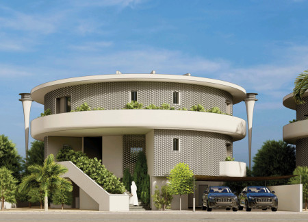 Circular Housing Units with Fly Ash Brick and Natural Cooling Strategies