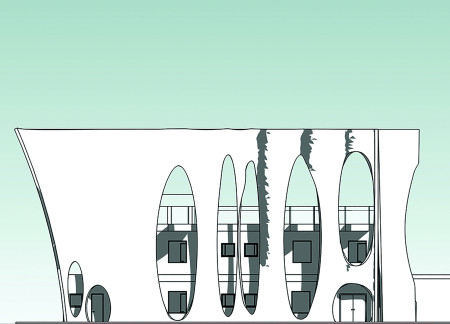 Polyblock Construction Meets Coral-Inspired Design in a Sustainable Residential Setting