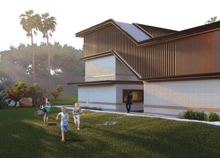 Cross-Laminated Timber and Charred Shingles Enhance Urban Living Experience