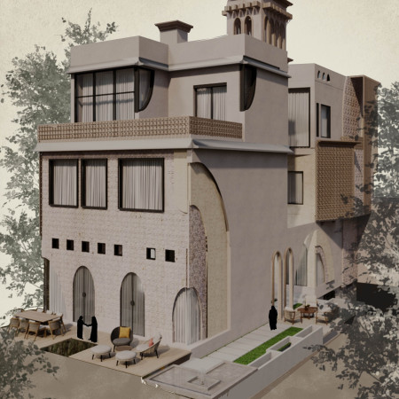 Biomimetic Design Utilizing Mycelium Bricks and Coral for Sustainable Desert Living