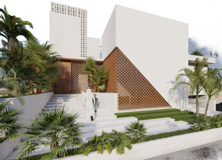 Wind Towers and Natural Ventilation in a Sustainable Family Home Constructed with AAC Blocks and Wood