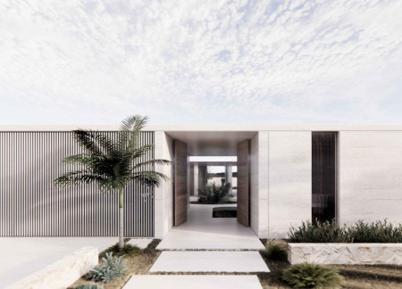 Subterranean Living Enhanced by Rammed Earth and Central Courtyard in Emirati Design