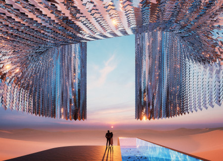 3d Printed Tiles and Photovoltaic Integration in a Desert Retreat