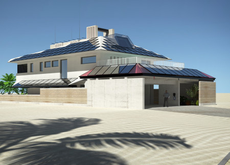 Harnessing Natural Ventilation with Windcatchers and Precast Structures for Resilient Desert Shelters