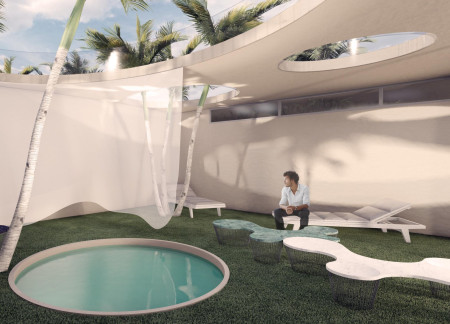 Dune-Inspired Form Enhanced by High-Performance Glass and Mineralized Wood Fiber Insulation