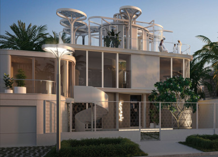 Recycled PET and Photovoltaic Integration in Modular Desert Living