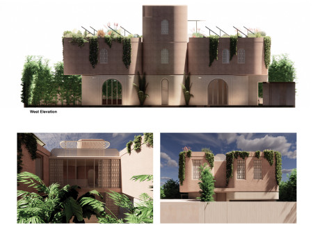 Utilizing Adobe and Bamboo Screens in a Modular Design for Sustainable Family Living