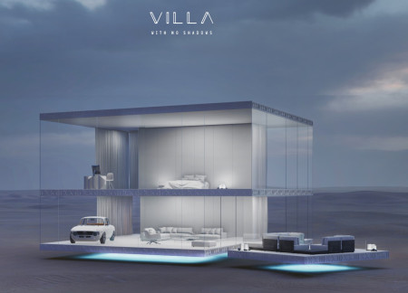 Sphere-Wheeled Residences with Double-Glazed Glass and Sustainable Materials