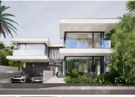 Charred Wooden Shingles and Glass Facades in a Flexible Family Residence