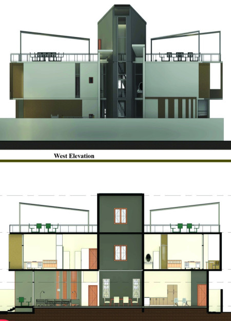 Harnessing Wind Flow with Precast Concrete and Palm Fronds in a Sustainable Residence