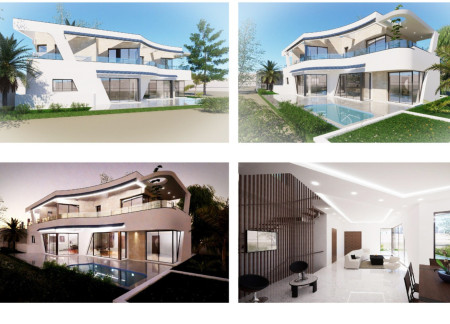 Vegetal Cladding and Expansive Glazing in Modern Dubai Villa Design