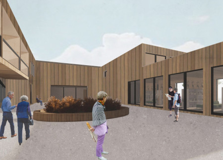 Charred Wooden Shingles and Local Materials Define This Sustainable Urban Retreat