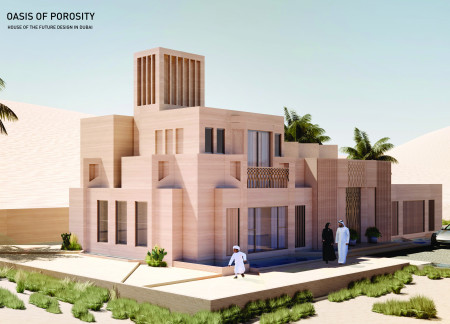 Natural Cooling Through Rammed Earth and Windcatchers in Desert Living