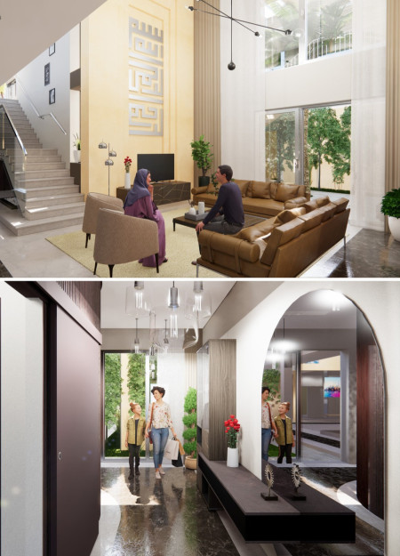 Ventilated Facades and Palm Fronds Define Sustainable Multi-Unit Living in Arid Environments