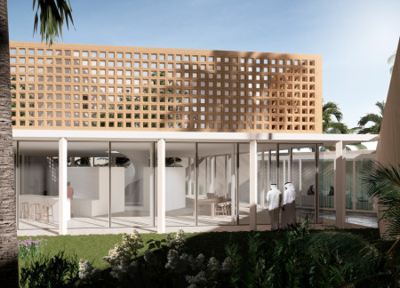 Charred Wooden Shingles and Earth Tones Define Sustainable Living Amidst Triangular Gardens