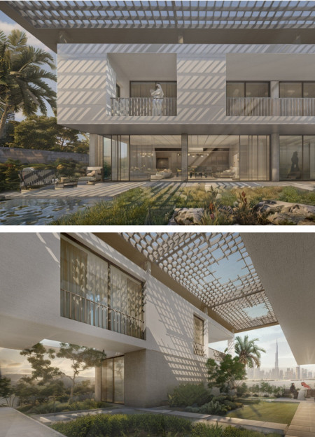 Sustainable Living Enveloped in Fiber-Cement Walls and Patterned Screens