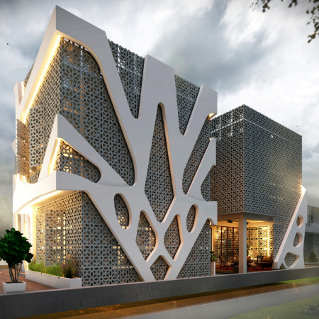 Mesh Screens and Water Channels Enhance Sustainable Cooling in Residential Design