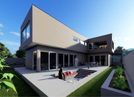 Charred Wood Accents and Climate-Responsive Design in Contemporary Family Living