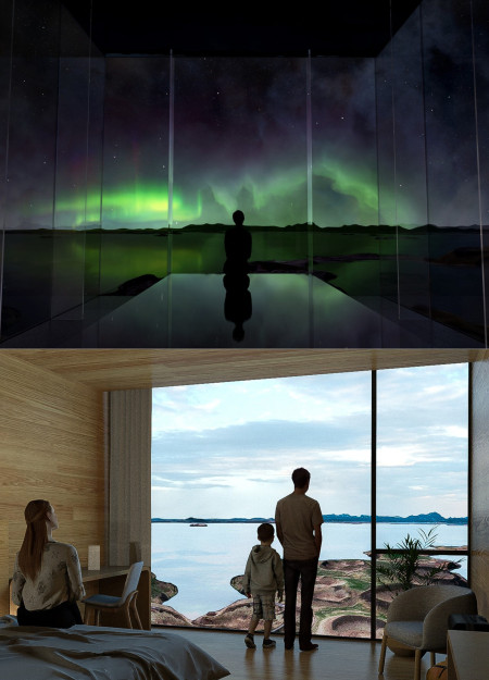 Seismic-Resistant Structure Featuring Charred Wooden Shingles and Expansive Glazing for Enhanced Community Experience