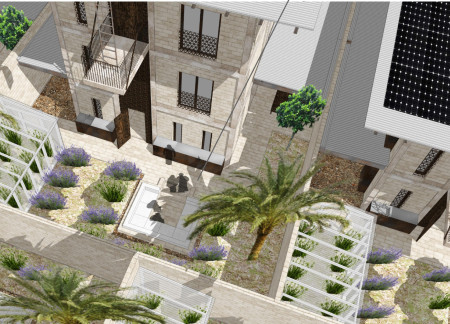 Charred Wooden Facades Enhance Sustainable Living in Prefabricated Homes