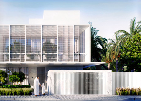 A Modular Villa Inspired by a Traditional Game