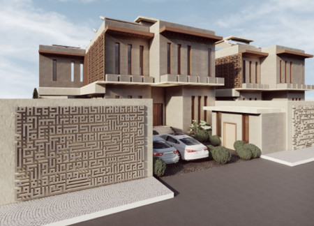 Hempcrete Insulation and Geometric Facades for Sustainable Urban Living