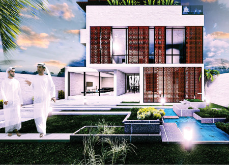 Dynamic Brick Screens and Natural Ventilation Showcase Sustainable Living in a Modular Residential Framework