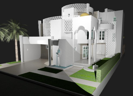 Perforated Aluminum Facade and Flexible Spaces Create Harmonious Family Living