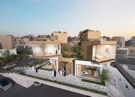 Rotating Rooms and 3d Printed Concrete in a Modular Family Residence